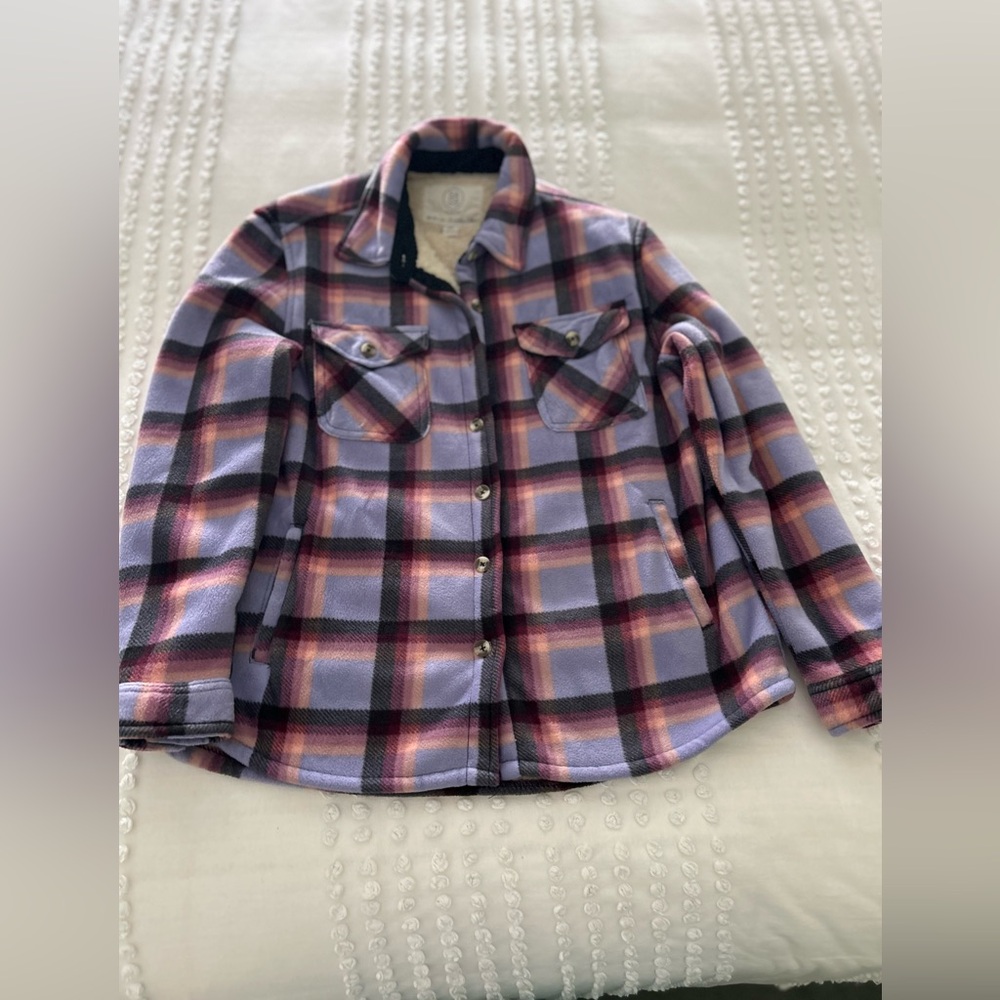 Sage Collective Sherpa Lined Long Jacket Size Medium Like New